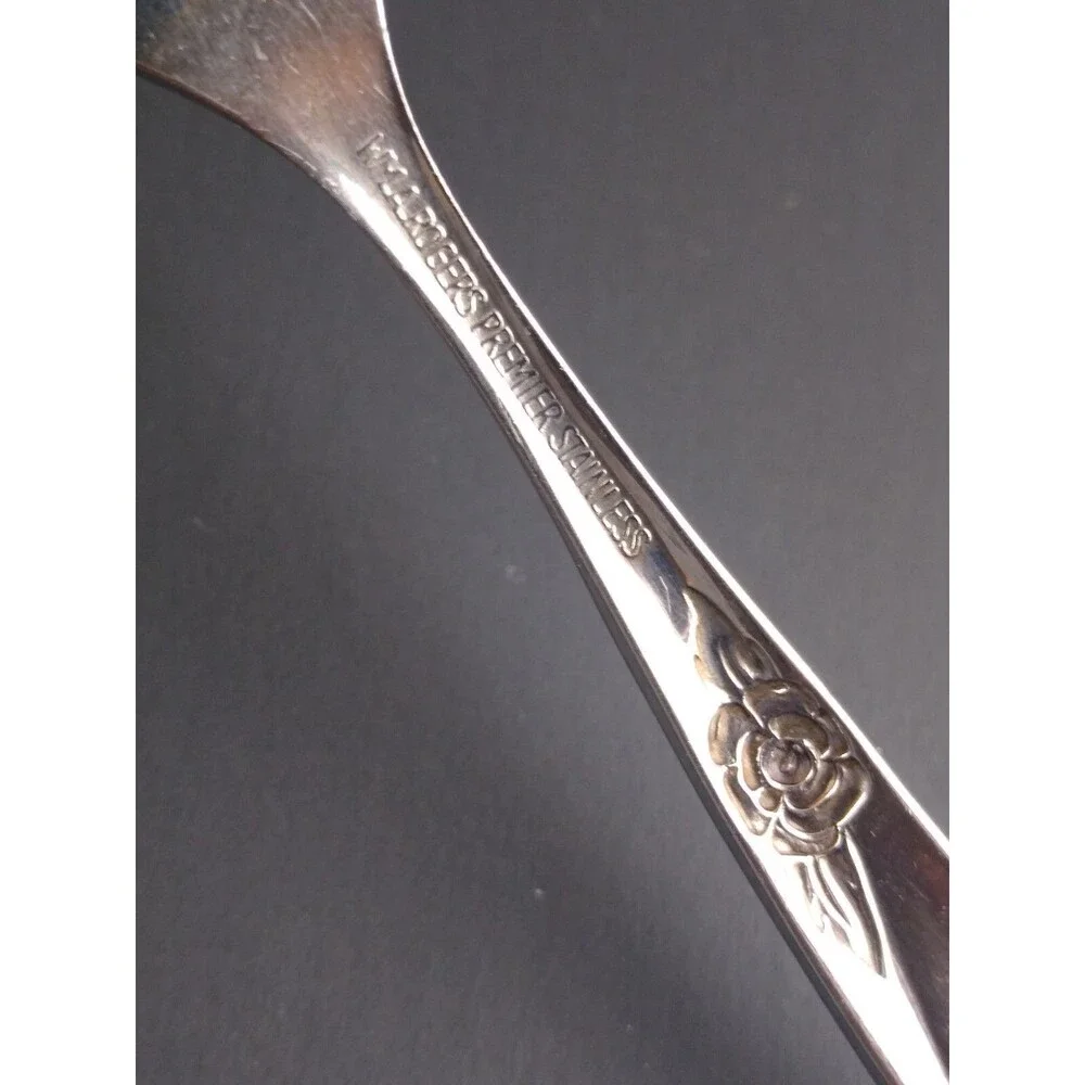 Oneida La Rose Set Of 4 Salad Forks Rogers Stainless WMA